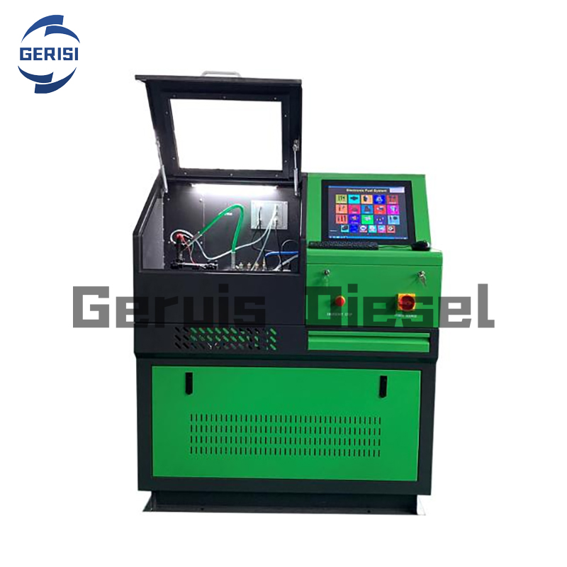 CR300 common rail injector test bench with QR code