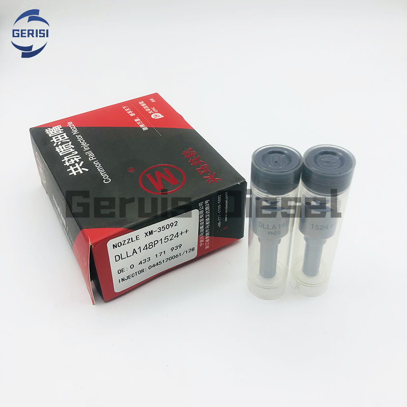 Injector nozzle DLLA148P1524++ fuel nozzle 0433171939 for 0445120128 0986435580