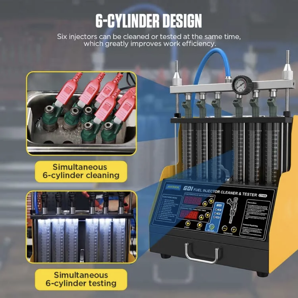 CT400 GDI fuel injector tester and cleaner 